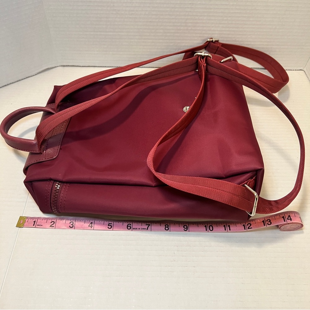 Longchamp Red Backpack - Picture 9 of 10